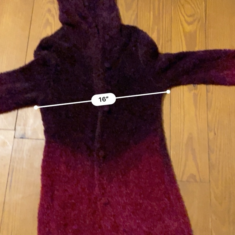 Hooded Gradient Cardigan - Picture 4 of 11